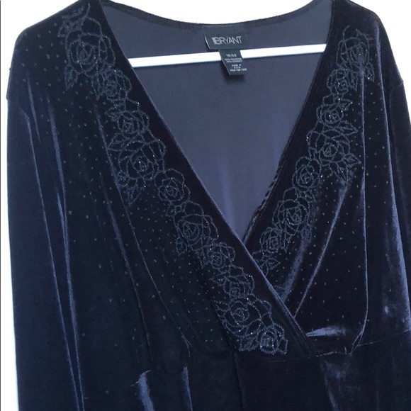 Lane Bryant velvet top - Picture 6 of 8